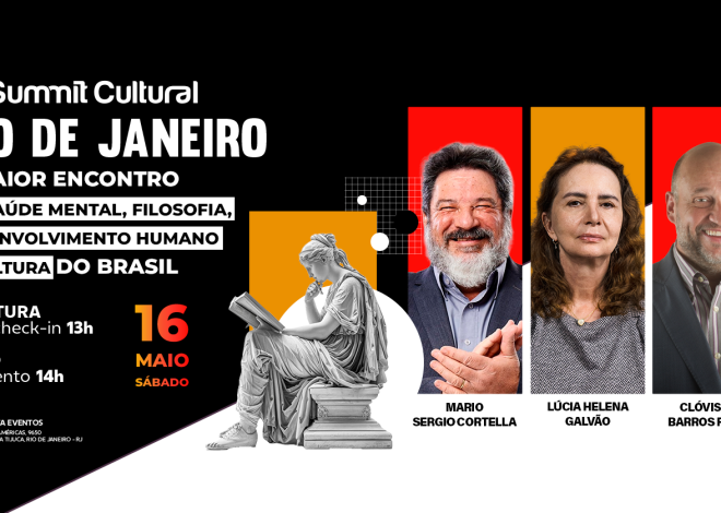 Cortella, Lúcia Helena Galvão e Clóvis de Barros se reúnem em evento inédito no Rio em maio