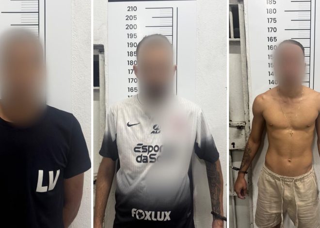 Três homens são detidos por venda de peças de motocicleta roubada em Santos